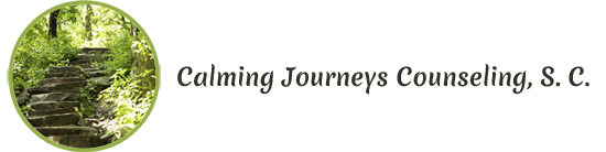 Calming Journeys Counseling, S. C., Individual Psychotherapy Child/Adolescent Therapy, Abuse and Trauma Therapy Logo